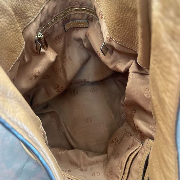 Authentic Rare Tory Burch All T Hobo Shoulder Bag Leather Purse Handbag - Picture 13 of 16